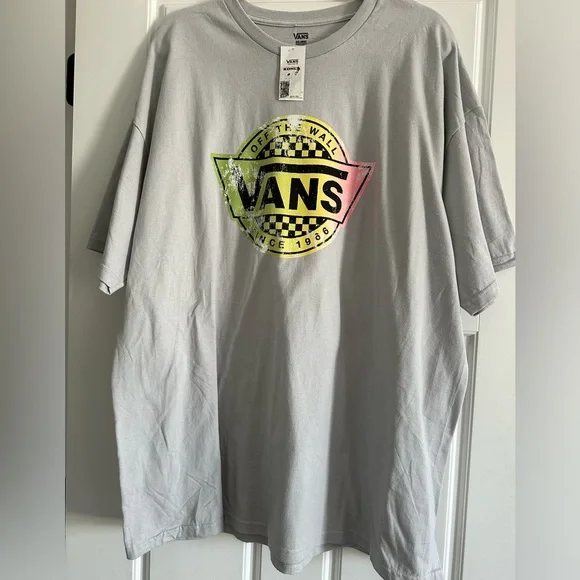 Men’s 2X gray “Vans” tee shirt. New with tags - Picture 1 of 5